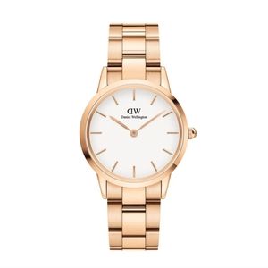 Daniel Wellington rose gold Iconic Link watch